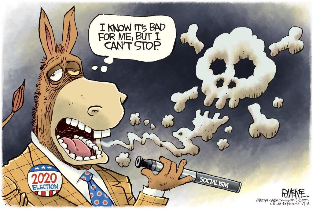 Democrats can’t stop vaping socialism